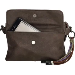 Charm London Tottenham Schoudertas darkbrown
