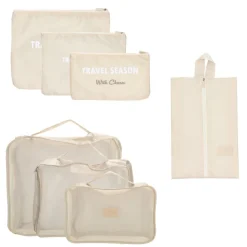 Charm London Travel Accessoires Packingcubes taupe