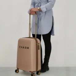 Charm London Travel Trolley S roze