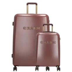 Charm London Travel Trolley Set bordeaux