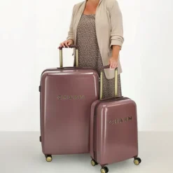Charm London Travel Trolley Set bordeaux