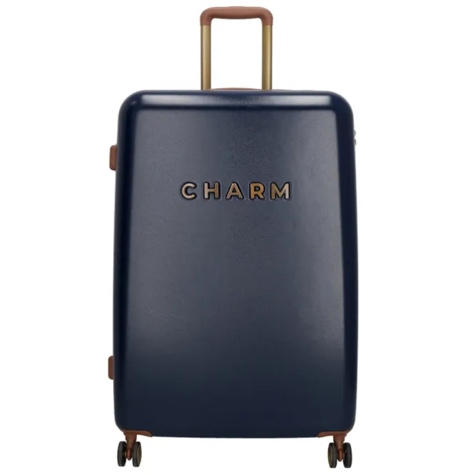 Charm London Travel Trolley L blauw