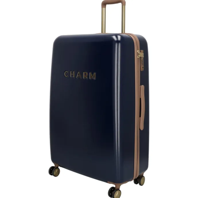 Charm London Travel Trolley L blauw