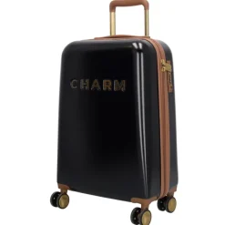 Charm London Travel Trolley Set zwart