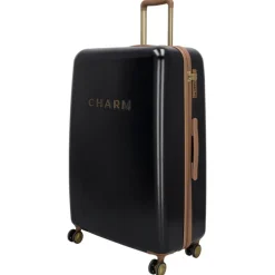 Charm London Travel Trolley Set zwart