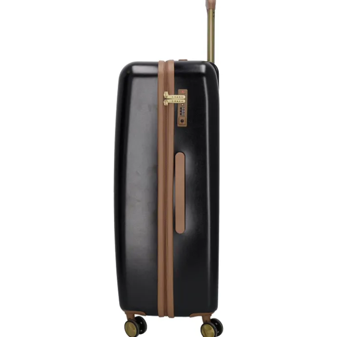 Charm London Travel Trolley Set zwart