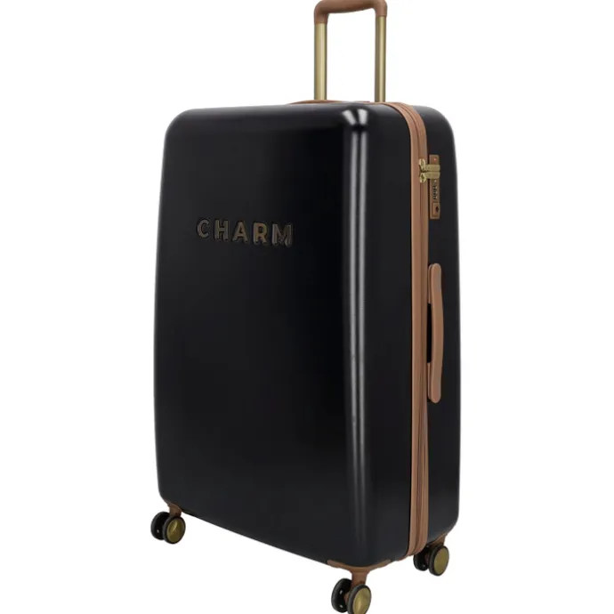Charm London Travel Trolley L zwart