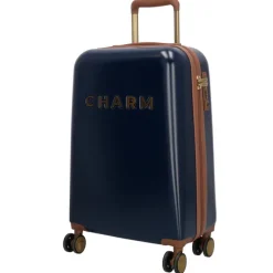 Charm London Travel Trolley S blauw