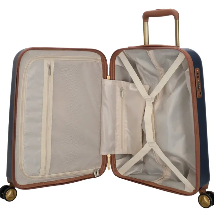 Charm London Travel Trolley S blauw