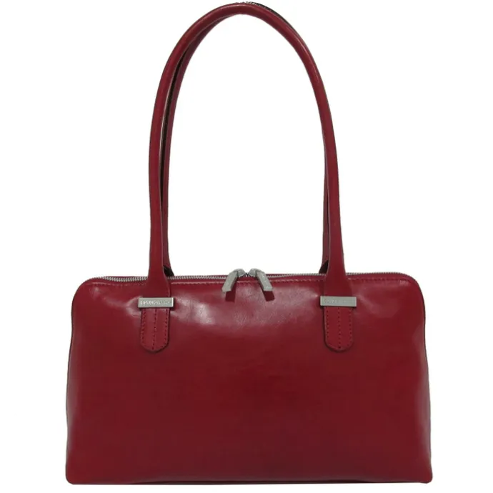 Claudio Ferrici Classico Shoulder bag red