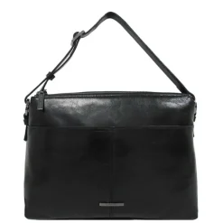 Claudio Ferrici Pelle Vecchia Shoulder Bag black