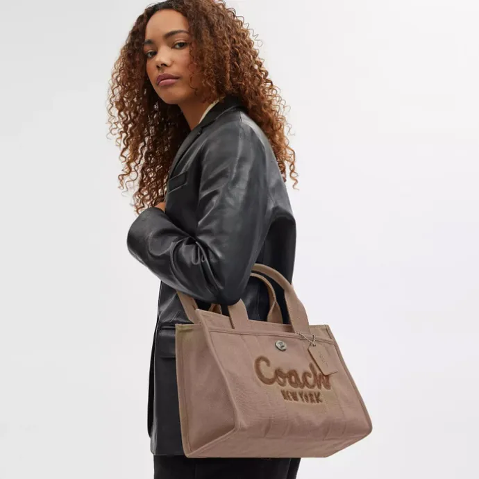 Coach Cargo Tote dark natural