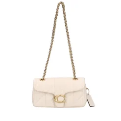 Coach Tabby 20 Shoulderbag With Chain Quilting chalk