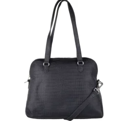 Cowboysbag Shoulderbag Winwick croco black