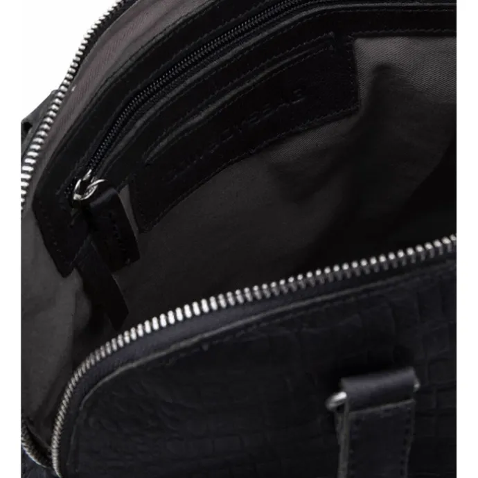 Cowboysbag Shoulderbag Winwick croco black