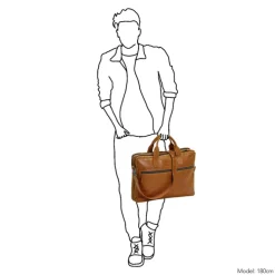 Daniel Ray Armidale Laptopbag cognac