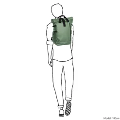 Daniel Ray Central Waterproof Laptop Backpack XL old green