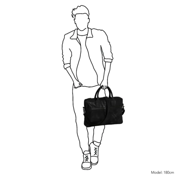 Daniel Ray Gisborne Laptopbag black