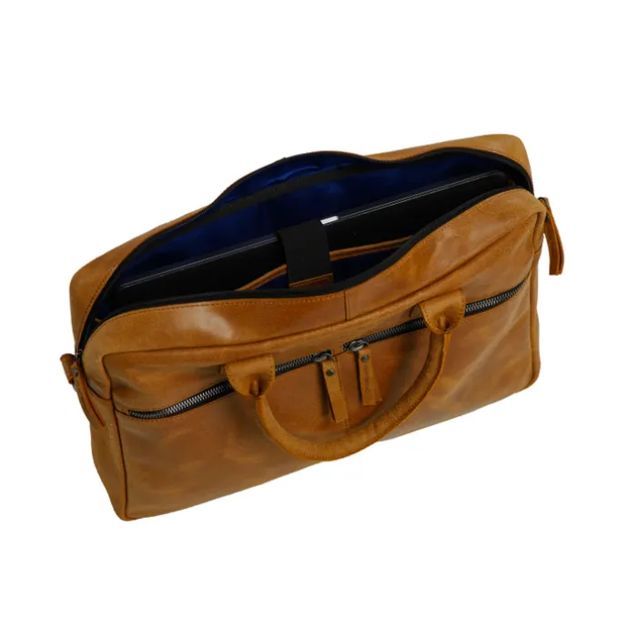 Daniel Ray Gisborne Laptopbag cognac