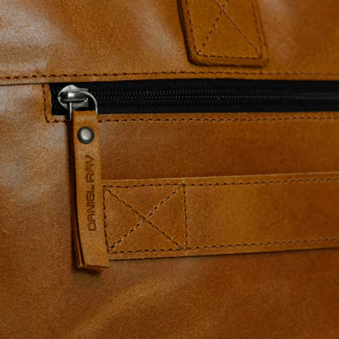 Daniel Ray Gisborne Laptopbag cognac