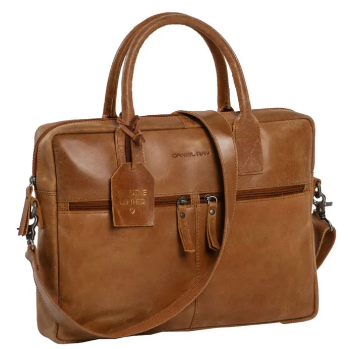 Daniel Ray Gouldburn Laptopbag cognac