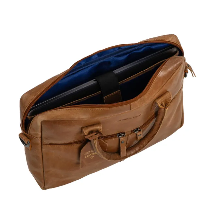 Daniel Ray Gouldburn Laptopbag cognac