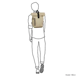 Daniel Ray Griffith Rolltop Backpack L beige