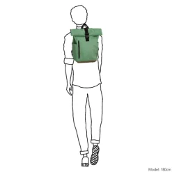Daniel Ray Griffith Rolltop Backpack L old green