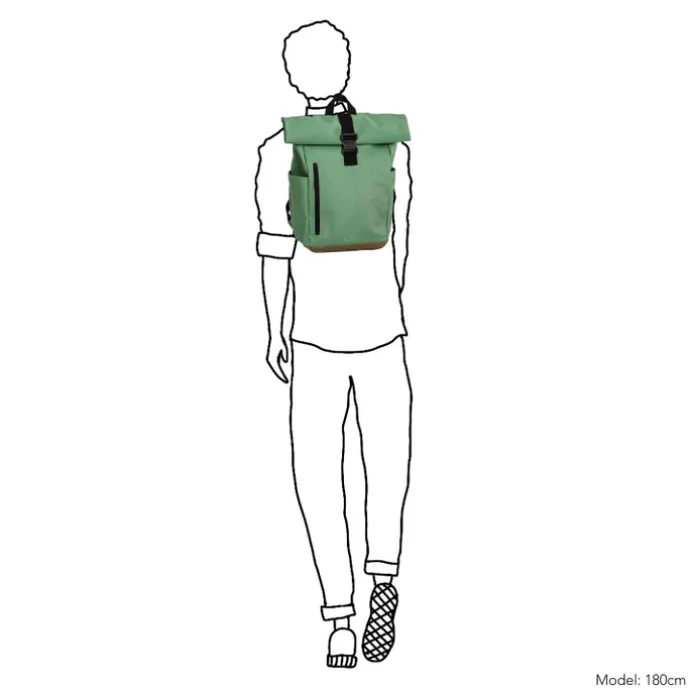 Daniel Ray Griffith Rolltop Backpack L old green