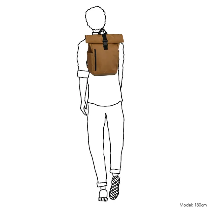 Daniel Ray Griffith Rolltop Backpack L khaki