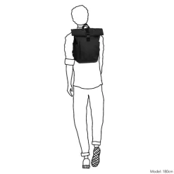 Daniel Ray Griffith Rolltop Backpack L black