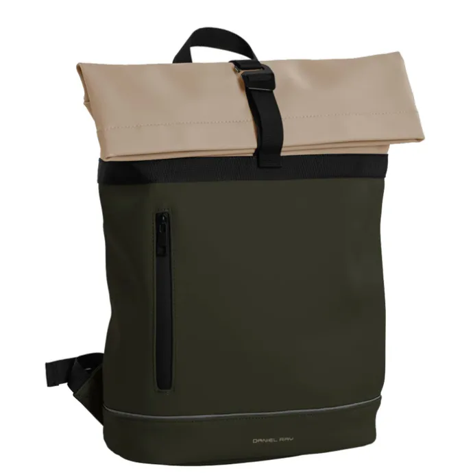 Daniel Ray Hampton Waterproof Rolltop Backpack 15" mossgreen