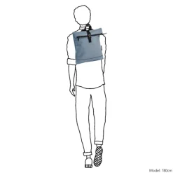 Daniel Ray Jefferson Water-Repellent Backpack S soft blue