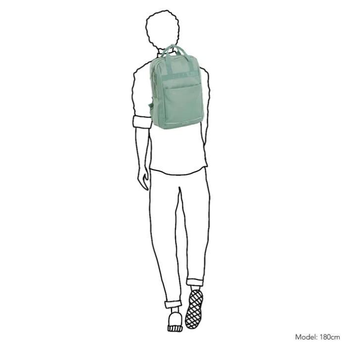 Daniel Ray Lubbock Water-Repellent Backpack mint green