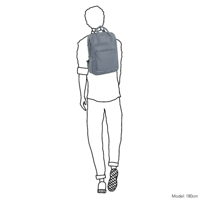 Daniel Ray Lubbock Water-Repellent Backpack soft blue