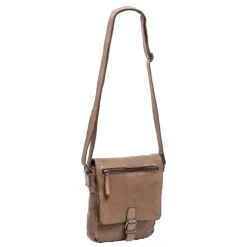 Daniel Ray Norwalk Crossbody taupe