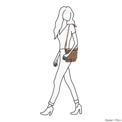 Daniel Ray Norwalk Crossbody taupe