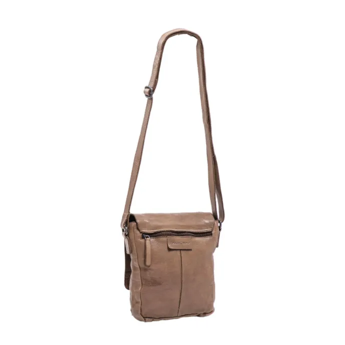 Daniel Ray Norwalk Crossbody taupe