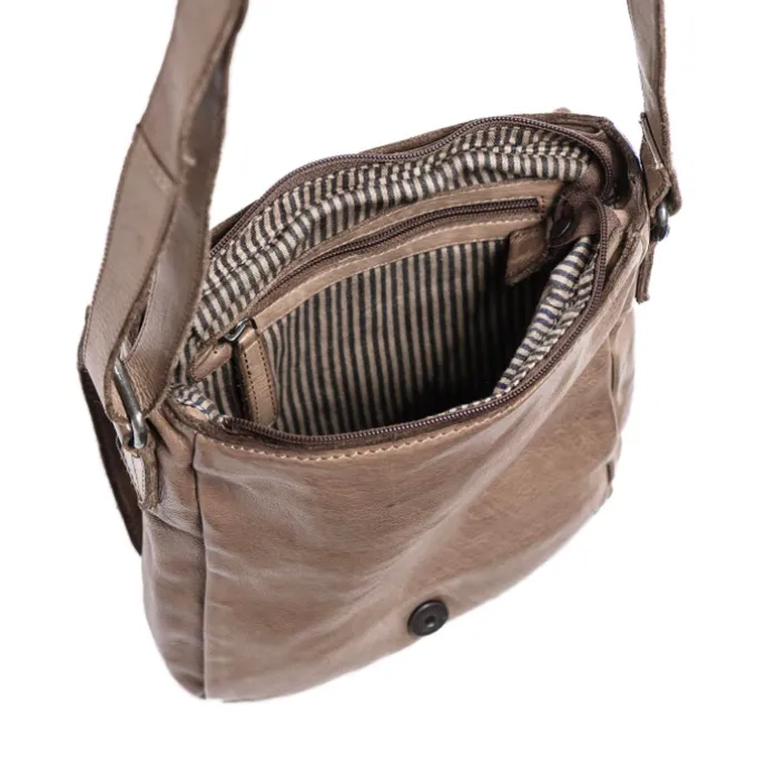 Daniel Ray Norwalk Crossbody taupe