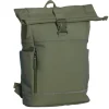 Daniel Ray Pittsburgh Rolltop Backpack Coated 15.6" olive green