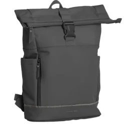 Daniel Ray Pittsburgh Rolltop Backpack Coated 15.6" dark grey