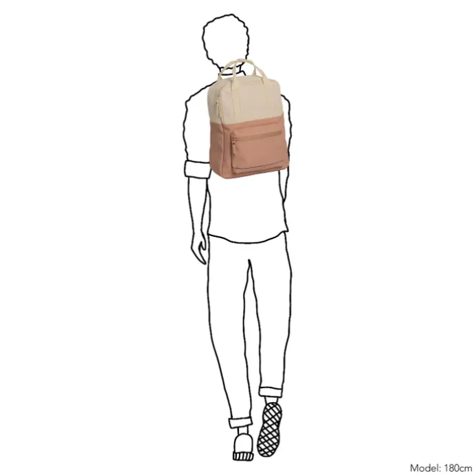 Daniel Ray Providenc Water-Repellent Backpack old pink/beige