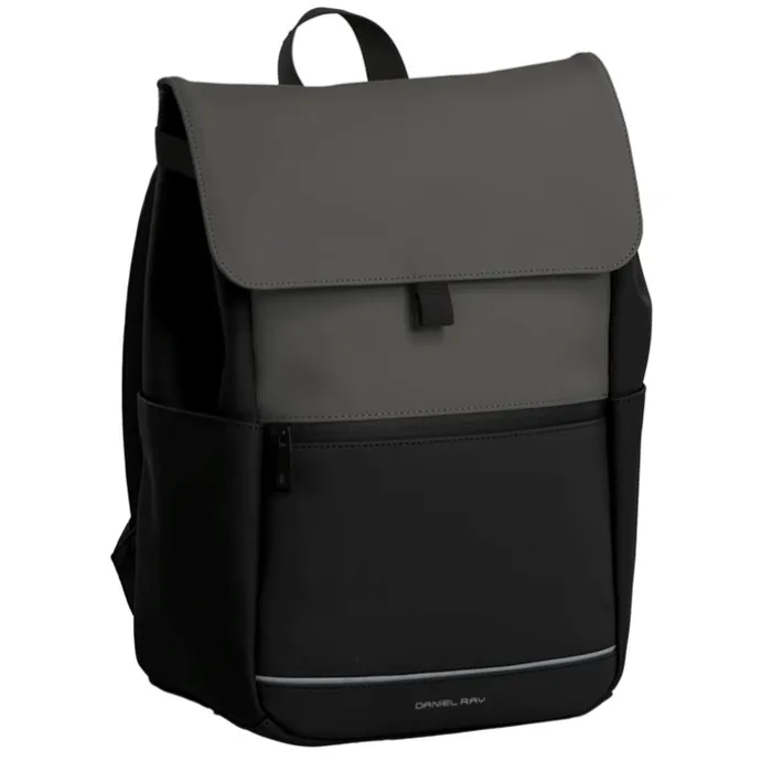 Daniel Ray Tacoma Water-Repellent Backpack black/light grey