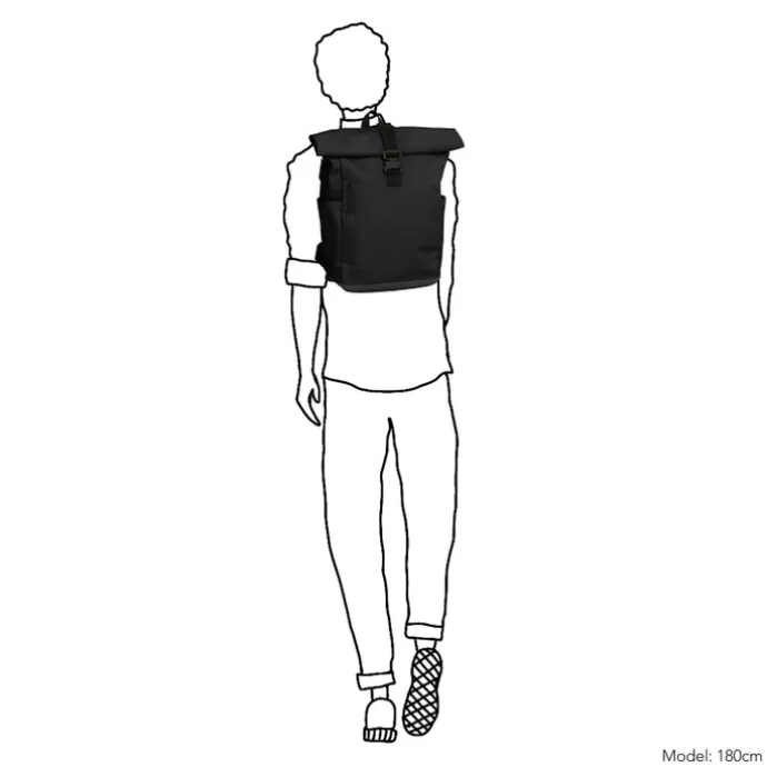 Daniel Ray Wangaratta Rolltop Backpack XL black