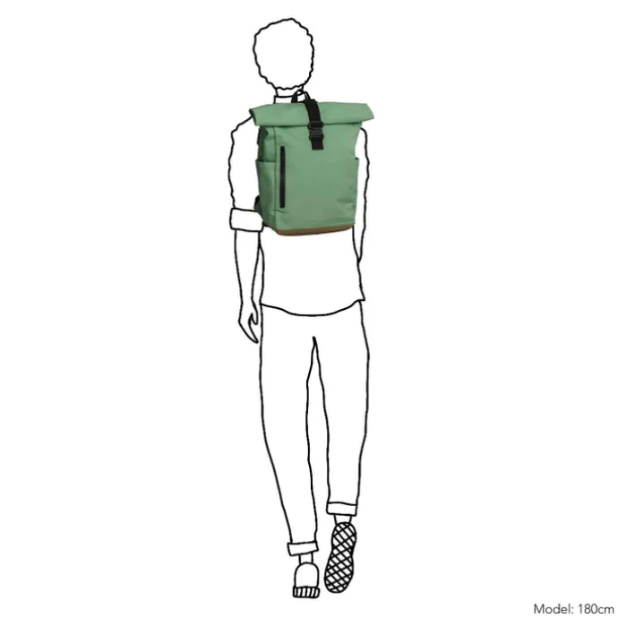 Daniel Ray Wangaratta Rolltop Backpack XL old green