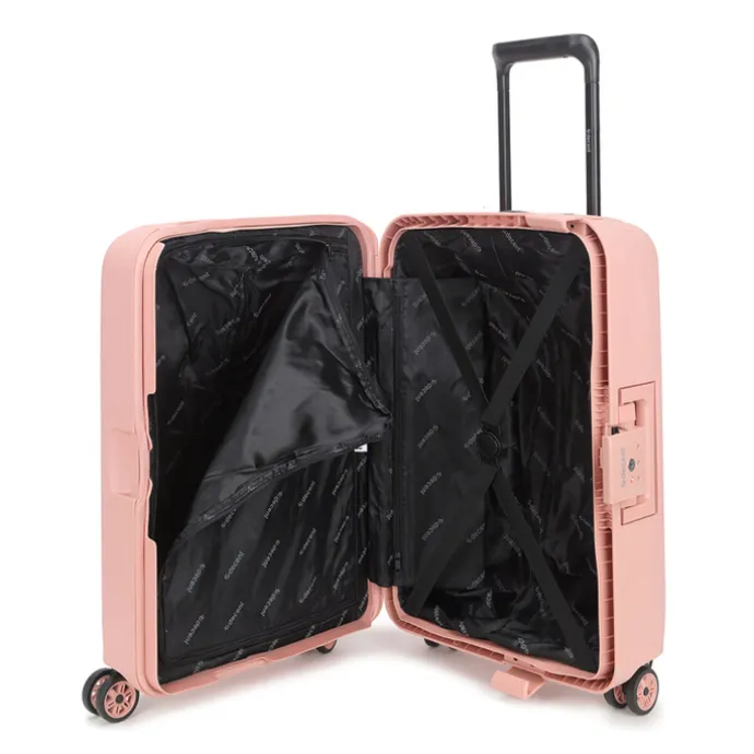 Decent Axiss-Fix 4 Wiel Cabin Trolley 55 licht roze