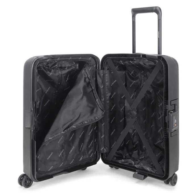 Decent Axiss-Fix 4 Wiel Cabin Trolley 55 zwart