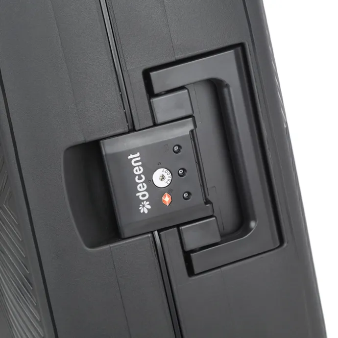 Decent Axiss-Fix 4 Wiel Cabin Trolley 55 zwart