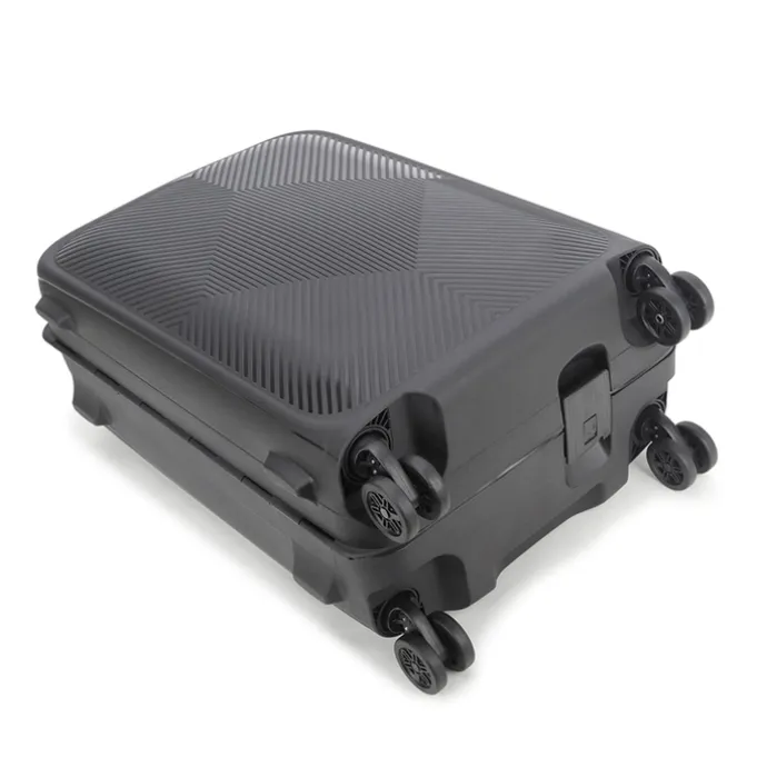 Decent Axiss-Fix 4 Wiel Cabin Trolley 55 zwart