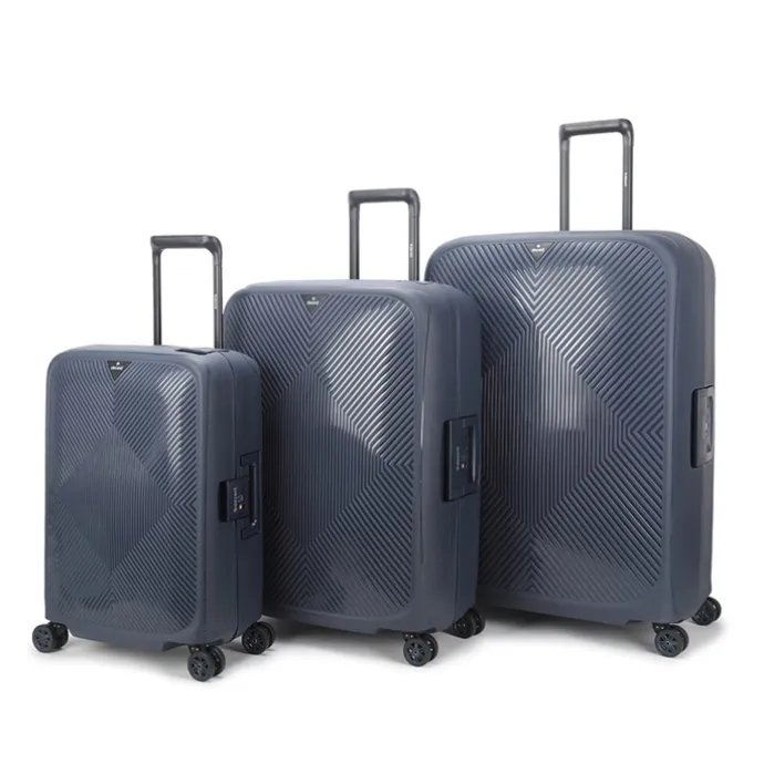 Decent Axiss-Fix 4 Wiel Trolley 78 donkerblauw